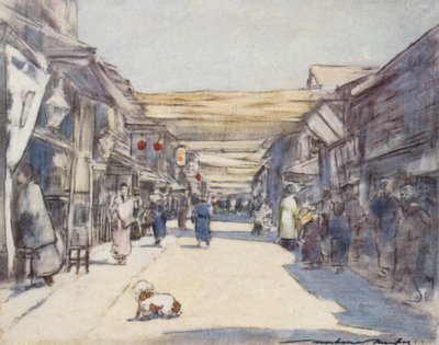 Rua das madressilvas de Mortimer Ludington Menpes