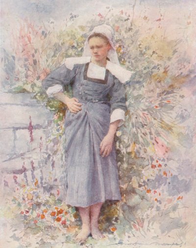 La Petite Marie (litografia a cores) de Mortimer Ludington Menpes