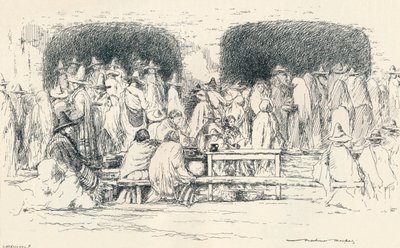 Meio dia em Puebla, c1895, 1896 de Mortimer Ludington Menpes