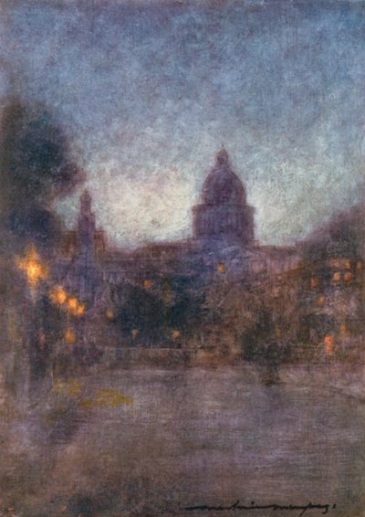 Paris à noite de Mortimer Ludington Menpes