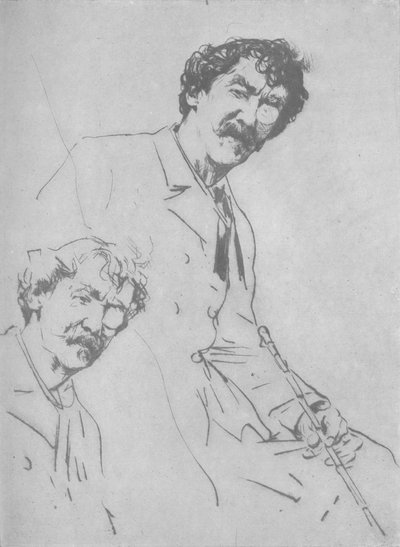 Estudos de retratos, c1880, 1904 de Mortimer Ludington Menpes