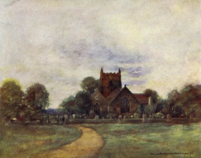 A, igreja, wargrave de Mortimer Ludington Menpes