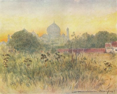 O Taj Mahal, Agra, 1905 de Mortimer Ludington Menpes