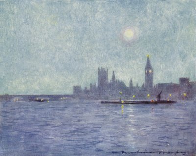 Westminster à noite de Mortimer Ludington Menpes
