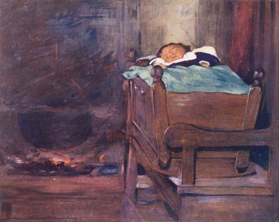 As crianças do mundo: Bretão, fora de perigo (litografia a cores) de Mortimer Ludington Menpes