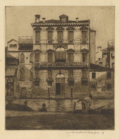 No Palácio de Mortimer Menpes