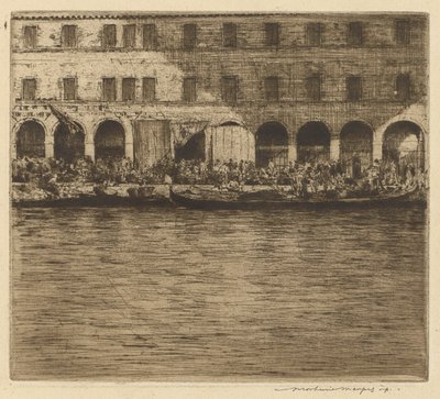 Rialto Markets, Veneza de Mortimer Menpes