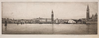 Bacia de São Marcos, Veneza, 1910. de Mortimer Menpes