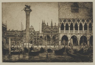 A praça de São Marcos, Veneza de Mortimer Menpes