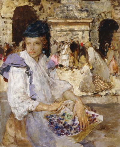 The Flowerseller, de Mose Bianchi