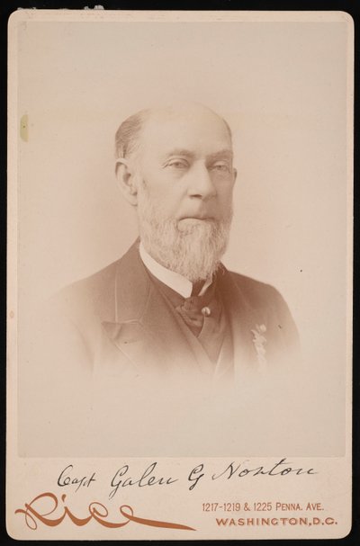 Retrato do capitão Galen G. Norton, 1891. de Moses P. Rice