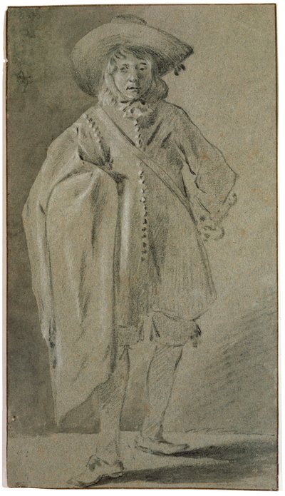 Auto-retrato, década de 1660 de Moses Ter Borch