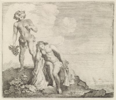Bacchus encontra Adriadne em Naxos de Moyses van Wtenbrouck