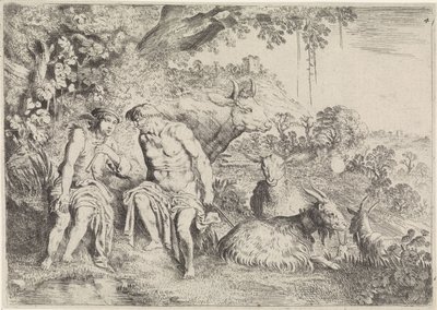 Mercurius sust Argus em slaap
Mercurius en Argus (título da série) de Moyses van Wtenbrouck
