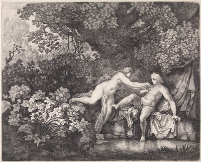 Salamacis em Hermafrodito de Moyses van Wtenbrouck