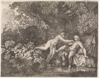 Salmacis e Hermafrodito de Moyses van Wtenbrouck