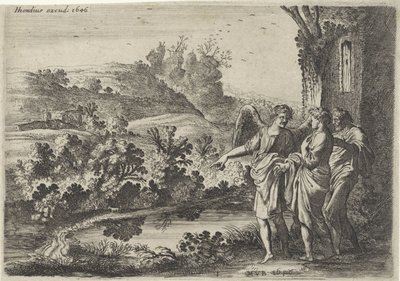 Tobias, Tobit e o Anjo A História de Tobias (título da série) de Moyses van Wtenbrouck