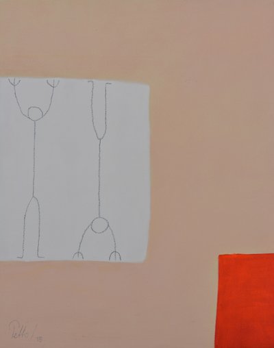 Figuras abstratas em laranja de Mr PETTO