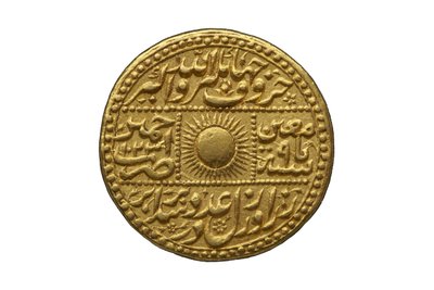Moeda Mughal (ouro) de Mughal School