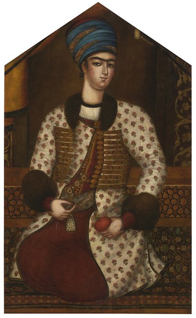 Retrato de Rustam Khan Sand de Muhammad Sadiq