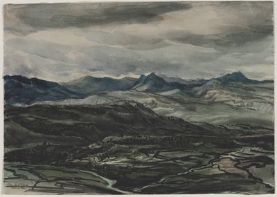Tempo de tempestade, Ronda, Espanha de Muirhead Bone