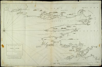 The south west coast of Ireland from the Staggs of Castle Haven to Dursey I. Surveyed and navigated by M. Mackenzie Sen. 1775. de Murdoch & Bowen Thomas Senior (fl.1775) Mackenzie