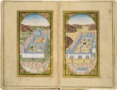 Al-Masjid an-Nabawi na Grande Mesquita, 1783 de Mustafa Halimi