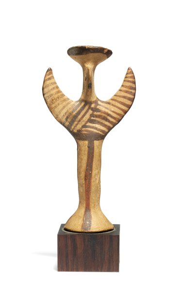 Figura Psi, c.1300-1200 AC (terracota) (ver também 3126448) de Mycenaean