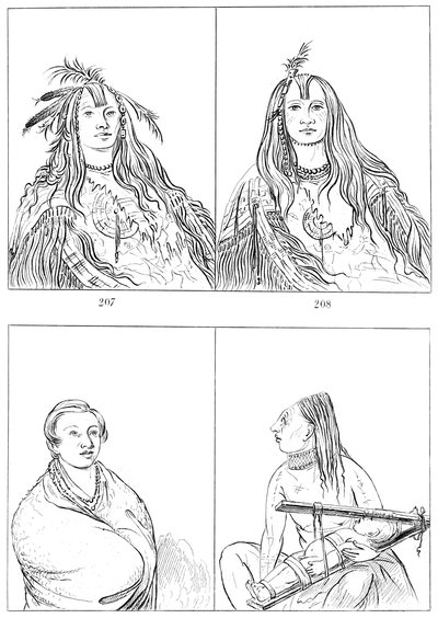 Flatheads, Nez Perces e Chinooks, 1841. de Myers and Co