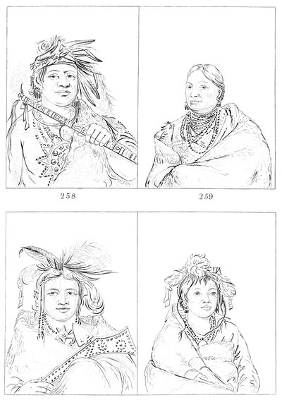 Menominees, 1841. de Myers and Co