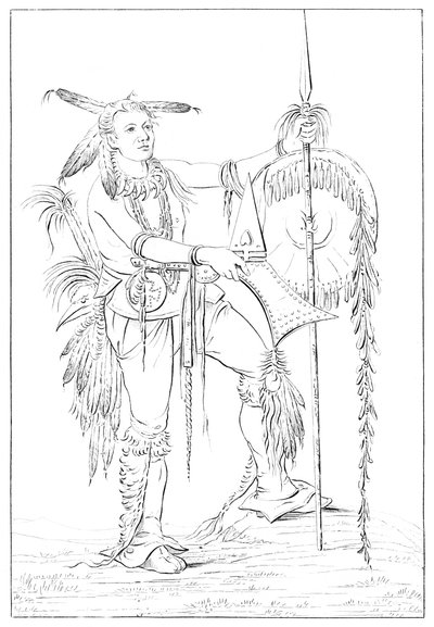 Saco ou Fox corajoso, Rock Island, Mississippi superior, 1841. de Myers and Co
