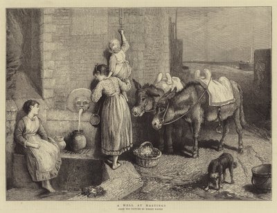 Um poço em Hastings de Myles Birket Foster