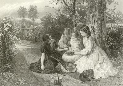 Uma festa de cerejas de Myles Birket Foster