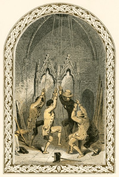 Sino tocando no Natal de Myles Birket Foster