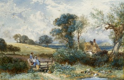 Na Lagoa dos Patos, de Myles Birket Foster