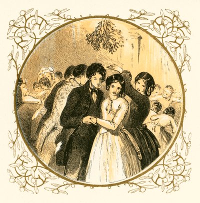 Dançando sob o visco de Myles Birket Foster