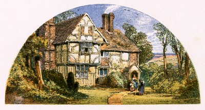 Ilustração para &39;O Viajante&39; de Myles Birket Foster