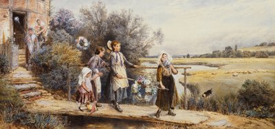 Guirlandas do primeiro de maio, de Myles Birket Foster