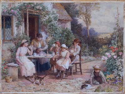 Hora do chá de Myles Birket Foster