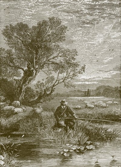O desejo do pescador de Myles Birket Foster