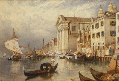 A Igreja de Santa Maria del Rosario ou dos Gesuati, Veneza, de Myles Birket Foster
