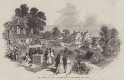O Harlow Carr Hotel e molas e banhos alcalinos sulfurosos de Myles Birket Foster