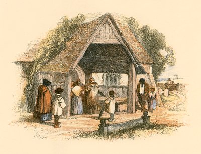 A igreja da aldeia de Myles Birket Foster