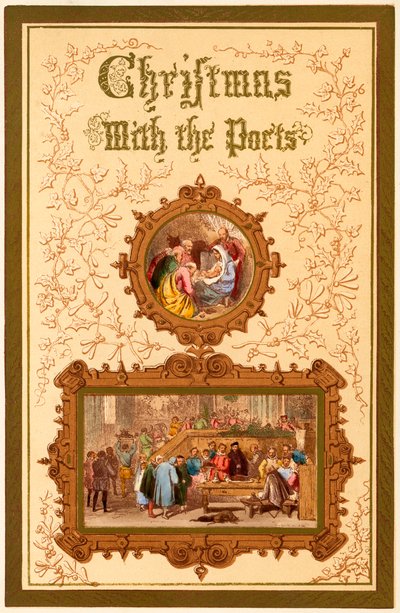 Página de título do Natal com os Poetas de Myles Birket Foster