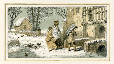 Inverno por William Shakespeare de Myles Birket Foster