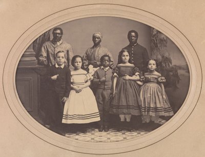 Escravos emancipados trazidos da Louisiana pelo coronel George H. Banks, dezembro de 1863. de Myron H. Kimball