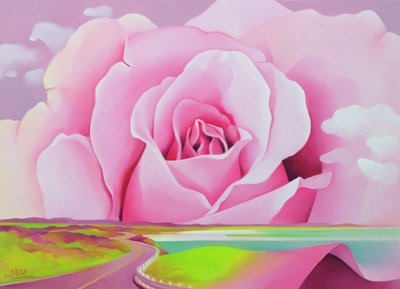 The Rose, 2003 (óleo sobre tela) de Myung Bo Sim