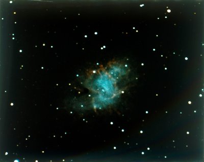 Nebulosa do Caranguejo na constelação de Touro. de NASA Images