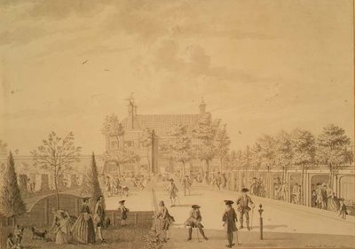 Campo de Golfe atrás do Stadlander Inn, Amsterdão de N.M. Aertman