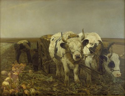 Colheita de beterraba de N.P. Mols